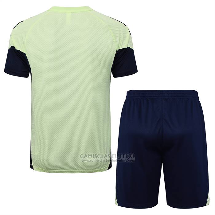 Fato de Treino Real Madrid Manga Curta 2025-2026 Verde - Calcas Curta